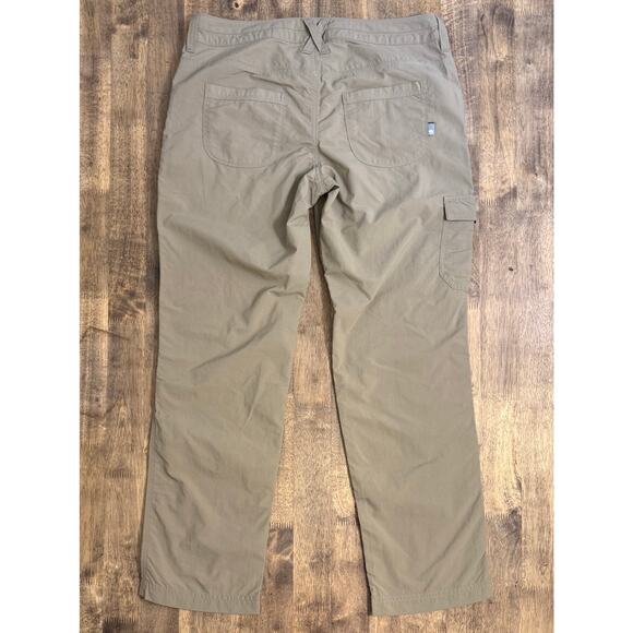 Mountain Hardwear Hiking Pants 100% Nylon Mid-Rise Cargo Pocket Khaki Women’s 10 - Picture 3 of 12